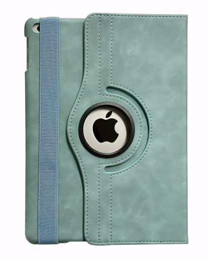 	Casemania Luxe Draaibaar Case - iPad A16(2025)/iPad 10.9 inch10de Generatie - Turquoise